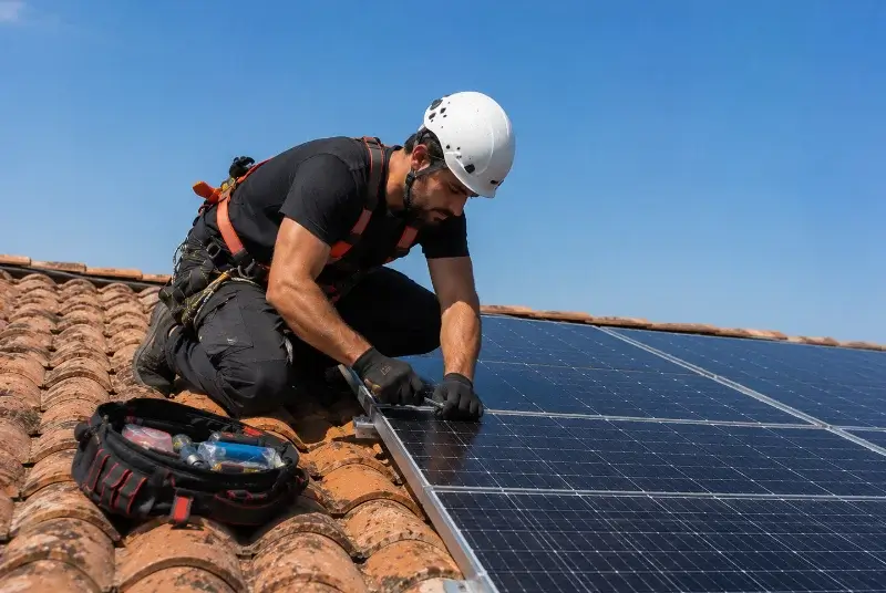 Maintenance et monitoring de panneaux solaires à Montréal
